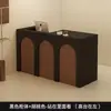 Mostrador de Caja de Tienda de Ropa, Mostrador de Barra Estilo Vintage Francés para Tienda de Ropa de Mujer, Mostrador Pequeño de Recepción para Salón de Uñas Salón de Belleza