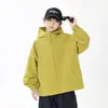 Chaqueta Exterior para Niños 2026 Otoño Nuevo Estilo Chaqueta de Cuadros Pequeños Estilo Japonés para Niños Chaqueta con Capucha Tricolor para Niño Guapo Moderna