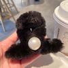 Outono e Inverno Novo Presilha Grande de Pelúcia Fofa Pente de Cabelo de Boneca Infantil Acessórios de Cabelo de Urso Presilha de Tubarão