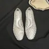 Nuevos Zapatos de Gelatina de Cristal Estilo Coreano 2026, Sandalias de Punta Cerrada, Zapatos Planos de Verano de Moda, Diseño Hueco de Tendencia de Nicho