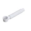 Suministro de fábrica tubo de desagüe telescópico de plástico blanco de alta calidad tubo telescópico tubo de desagüe blanco para baño