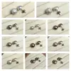 Aretes de Titanio F136 con Efecto Perlado de Ondas de Agua y Cierre de Mariposa Integrado Joyería para Piercings de Aleación de Titanio G23 Venta al por Mayor