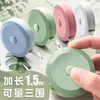Mini cinta métrica con bloqueo automático y retracción de un clic, 1.5 m, para medir dimensiones corporales, en colores macarrón