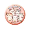 Mini insignia de gatito lindo, perfecta para decorar diarios y álbumes de recortes, un accesorio elegante para niñas y un adorno DIY de alta calidad.