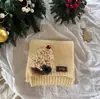 Set de Guantes de Lana y Bufanda Navideños, Lindo y Cálido, Pantalla Táctil, Dedos Separados, Unisex, Otoño e Invierno, Dibujos Animados para Niños