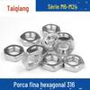 Porca fina hexagonal de aço inoxidável 316 porca plana DIN439 porca fina M6M8M10M12M16M24