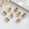 Hebilla de Cadena Cubana de Moda Hebilla de Mezclilla Figura de Ocho Nariz de Cerdo Doble Agujero Espaciador de Silicona Pulsera Ajustable Accesorios de Hebilla Metálica