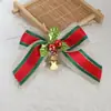 Mini Cascabeles Navideños Lazos Decoración para Envoltura de Regalos Navideños Accesorios para Colgantes Hechos a Mano DIY Materiales