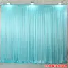 Decoração de Tecido com Seda de Gelo e Tecido de Seda de Gelo para Fundo de Salão de Casamento, Cortinas de Teto, Cortinas de Palco e Uso Específico para Casamento