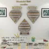 Soporte para Arte de Uñas Montaje en Pared Forma de Corazón Soporte de Exhibición de Celebridades de Internet Soporte de Exhibición para Esmalte de Uñas Gel Estante de Pared para Salón de Uñas Vitrina