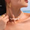 Collar de Perlas Cultivadas de Agua Dulce Naturales Oumika Hecho a Mano con Cuentas Barroco Francés Ligero de Lujo Venta Directa de Fábrica