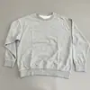 Bonito Como Você É, Moletom de Algodão Terry Cor Lisa Gola Redonda, Novo Top Versátil Casual de Manga Longa para Primavera e Outono