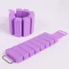 Pulseiras de Silicone Ajustáveis com Peso para Pulso Transfronteiriças para Homens e Mulheres, Adequadas para Esportes, Corrida, Equipamento Ponderado Destacável para Yoga Fitness
