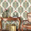 Papel Tapiz Autoadhesivo Estilo Europeo para Sala de Estar, Dormitorio, Pared de Fondo de TV, Pegatinas Decorativas de Pared, Pegatinas de Pared para Renovación