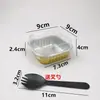 Taza de Papel de Aluminio para Freidora de Aire Caja para Pasteles de Nieve Caja de Papel de Aluminio para Durian Caja para Tortitas Caja de Empaque para Chocolate Lava