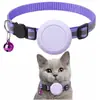 Coleira Pet Airtag Capa Protetora à Prova d'Água Localizador Find My Dispositivo Anti-Perda iOS Localizador de Gato Collar