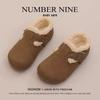 Zapatos Birkenstock para Niñas Zapatos Infantiles con Forro de Felpa Nuevo Invierno 2025 Zapatos de Algodón para Niñas Pequeñas Otoño e Invierno Zapatos Peludos
