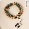Dunhuang Sándalo Bodhi Verde DIY Pulsera Simple Especificaciones 0.8 Para Hombre y Mujer Juego Cultural Rosario Joyería Fábrica Venta al por Mayor