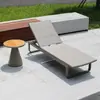 Cama de Lazer ao Ar Livre Impermeável Jardim Hotel Piscina Cadeira de Lounge Vila de Férias ao Ar Livre Cama e Café da Manhã Cadeira de Praia ao Ar Livre