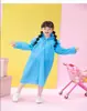 Venta al por mayor de fábrica impermeable no desechable poncho de viaje para exteriores color engrosado EVA ligero de una pieza impermeable para adultos