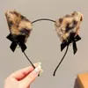 Diadema divertida estilo coreano de dibujos animados para mujer, con diseño de peluche, perfecta para usar al aplicar mascarillas faciales o lavarse la cara, y también adecuada para crear un peinado de coleta alta.