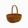 Cesta Grande, Cesta de Mano a la Moda, Cesta de Flores de Ratán, Cesta de Frutas de Ratán de Café Recogida a Mano, Arreglo Floral y Arreglo de Flores