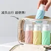 Botellas de Viaje de Silicona de Grado Alimenticio Transfronterizas de Uso Mixto 90ml Engrosadas a Prueba de Fugas para Artículos de Tocador y Productos para el Cuidado de la Piel Portátiles