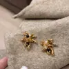 Pendientes de Fuegos Artificiales con Cuentas de Ojo de Tigre Maillard Estilo Francés Vintage, Nuevos Pendientes Populares de Nicho con Agujas de Plata 925