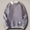 Suéteres de Punto Populares Transfronterizos para Hombres y Mujeres, Jacquard de Alta Calidad, Cuello Redondo Holgado, Múltiples Estilos para Elegir, Venta al por Mayor de Fábrica de Comercio Exterior