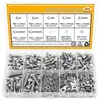 M2 M2.5 M3 M4 M5 M6 Popular Caja de 304 Acero Inoxidable Cabeza de Copa Hexagonal Socket Tornillo Tuerca Arandela Plana de Resorte Combinación