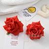 Dia dos namorados simulação Rose cabeça ondulação corpete decoração de casamento flor de seda rosa atmosfera layout atacado