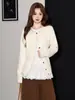 Cárdigan de punto verde para todas las estaciones, cuello redondo, manga larga, suéter grueso para mujer, ropa de otoño e invierno, exterior perezoso holgado