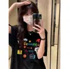 Camiseta Estampada de Algodón Puro para Hombre y Mujer, Nuevo Estilo Verano 2026, Talla Grande, Adelgazante, Versátil, Estilo Coreano, Manga Corta, Casual