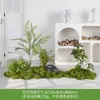Musgo Sintético Decoración Suave para Interiores Conjunto de Micro Paisaje Combinación Exhibición en Ventana Pasillo Musgo Artificial Plantas Verdes Arreglo de Paisajismo Decoración