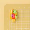 Helado de Fruta Transparente Comida de Simulación Juguete Resina Accesorios Pequeños Pegamento de Crema para Manualidades Imanes para Nevera Hebillas de Zapatos Partes de Accesorios para el Cabello