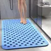 Alfombrilla antideslizante para baño con agujeros redondos para drenaje con ventosa alfombrilla antideslizante para ducha baño alfombrilla para pies hidrofóbica