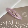 Estilo Coreano Fresco e Versátil Presilha de Cabelo Bb Acetato Presilha Lateral Novo Moda Geométrico Oval Acessório de Cabelo para Franja