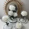 Presente mais vendido para o Dia dos Namorados e Dia das Mães: caixa de presente com cúpula de vidro com flores eternas, design do Pequeno Príncipe, atacado