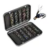 Anzuelos Micro para Mosca, Anzuelos de Pesca con Mosca Bionic Moth Insect, Señuelos de Imitación para Trucha, Whitefish y Tilapia