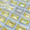 Superventas 8*12Mmk9 Diamante de Cristal Rectangular de Ángulo Recto Accesorios Vidrio Brillante Arte de Uñas Diamante para Uñas Joyería Al Por Mayor