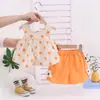 Conjunto de Verano para Niñas 2026 Nuevo Elegante Chaleco de Bebé Ropa de Verano Conjunto de Dos Piezas sin Mangas para Niños Moderno