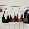 Bolso de Hombro Versátil de Gama Alta Vintage para Mujer Invierno 2025 Nuevo Gamuza Simple para Viaje Diario Hombro Cruzado