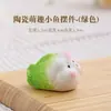 Adorno de Calabaza de Cristal Cerámico, Lindo y Delicado, Estilo Fresco, Mascota de Té, Accesorio para Ceremonia del Té, Regalo de Gama Alta, Joyería al por Mayor