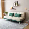 Sofá pequeno para apartamento, sofá preguiçoso, cama dobrável, uso duplo, design simples, adequado para apartamentos de aluguel, sofá-cama econômico