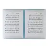 Pasta Expansível para Partituras de Seis Páginas, Não Refletiva, com Inserções de Partitura Substituíveis, Pasta para Partituras, Pasta para Partituras de Piano, Pode Ser Impressa com Logotipo
