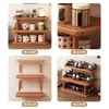 Portavasos para Mesa de Comedor, Encimera, Vaso de Agua, Taza de Café, Juego de Té, Estante de Almacenamiento de Mesa, Estante de Exhibición de Escritorio de Oficina