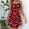 Nueva Bata de Noche Estilo 2026 para Mujer, Usable en Verano, Vestido Camisola con Estampado de Corazones para San Valentín, Estilo Puro y Seductivo Ropa de Dormir