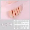 Zhengxiang Nuevas Pegatinas de Verano para Pies Pegatinas de Arte para Uñas Impermeables Color Puro Polvo de Cebolla Celebridad de Internet Pegatinas para Uñas Pegatinas de Arte para Uñas de los Pies Transfronterizo