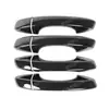 Adecuado para Volkswagen Golf 7 cubierta protectora de manija de puerta moldura decorativa kit de carrocería pequeño modificación de coche fibra de carbono