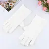 Luvas para Nail Art, Proteção Solar, Anti-Bronzeamento, Sem Dedos, Anti-Radiação, Ferramenta Especial para Trabalho nas Unhas, Mangas Meio Dedo Anti-Bronzeamento